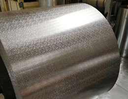 Embossed aluminium coil